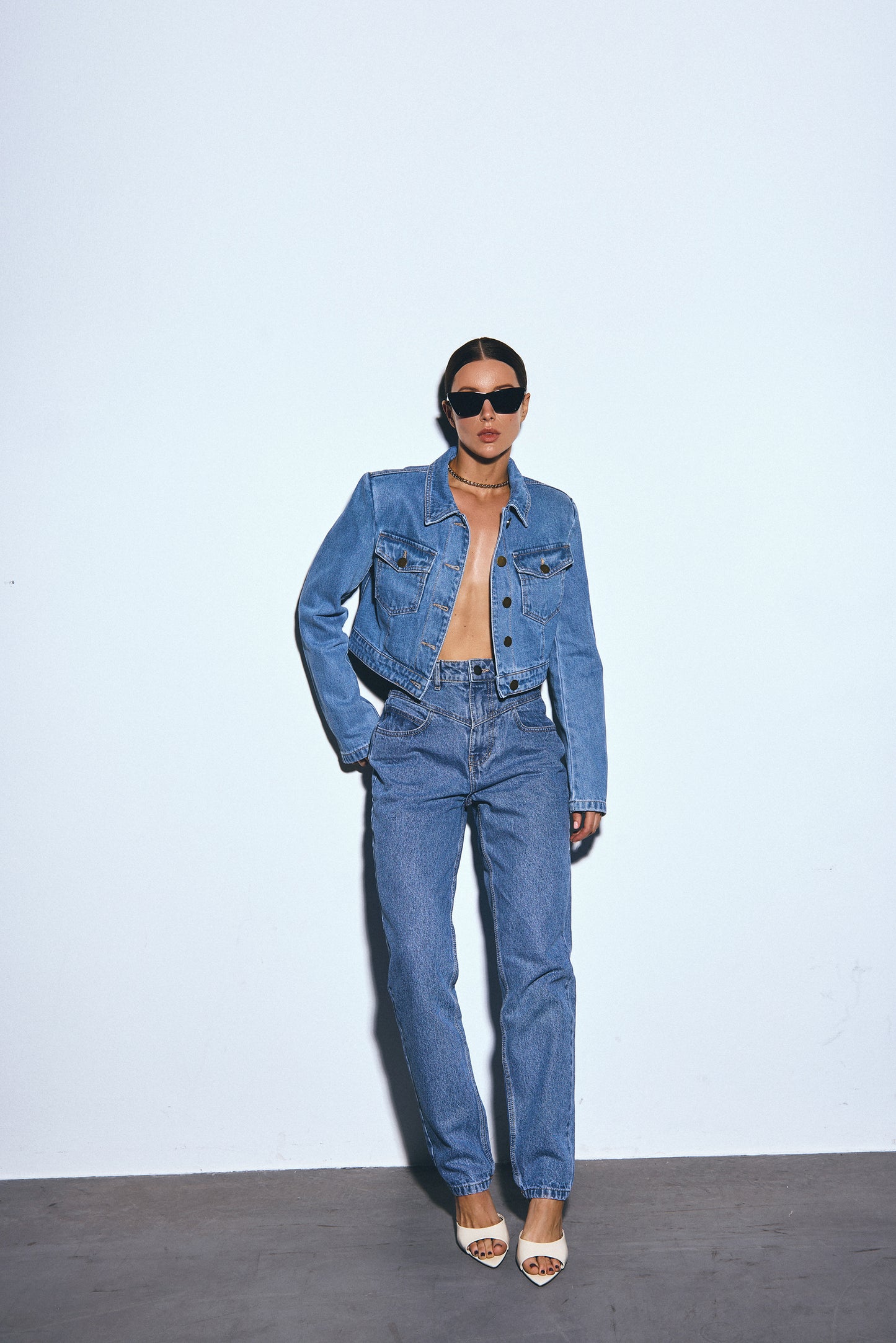 Jeans high-waist