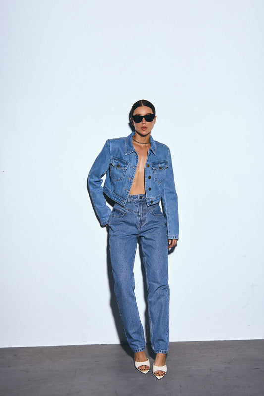 Jeans high-waist