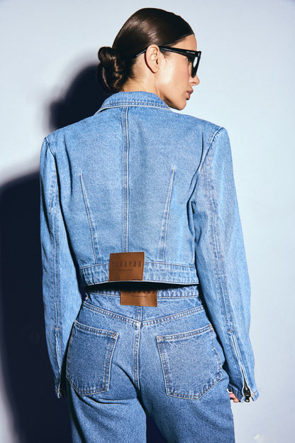 Blue denim jacket