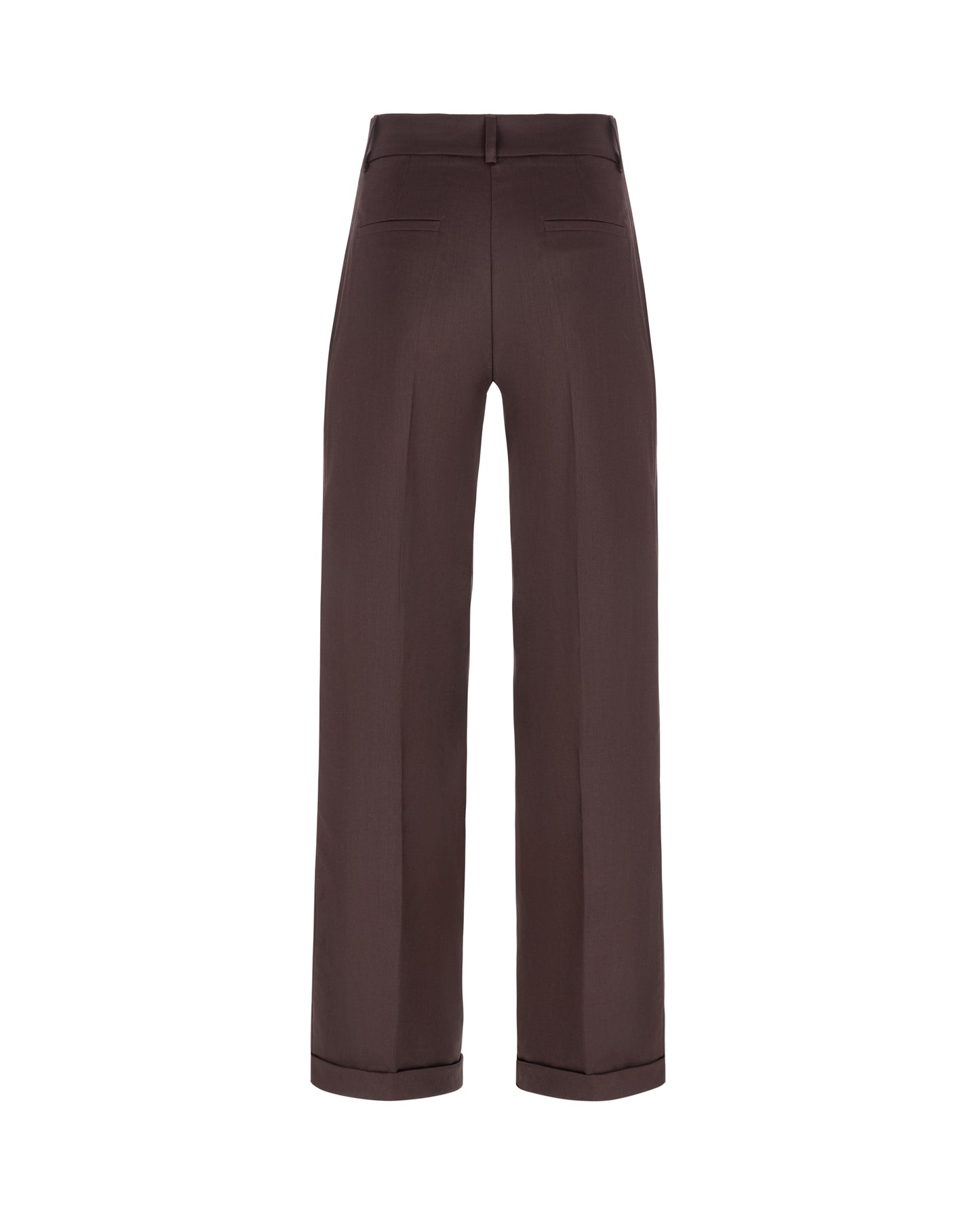 Low waisted chocolate trousers