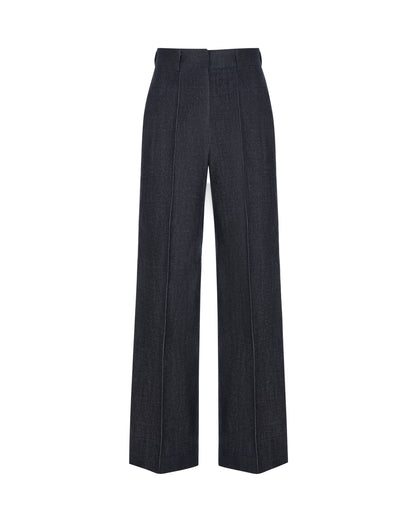 Navy blue trousers jeans