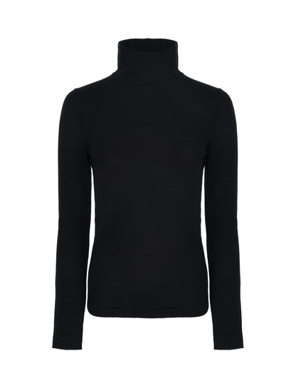 Merino wool turtleneck top