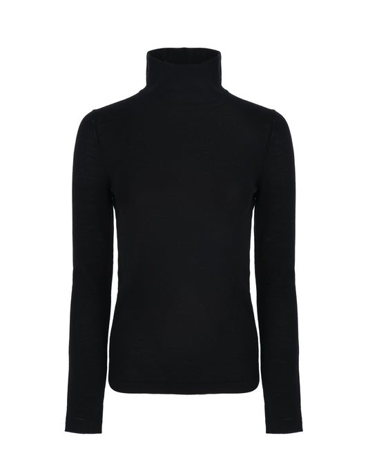 Merino wool turtleneck top