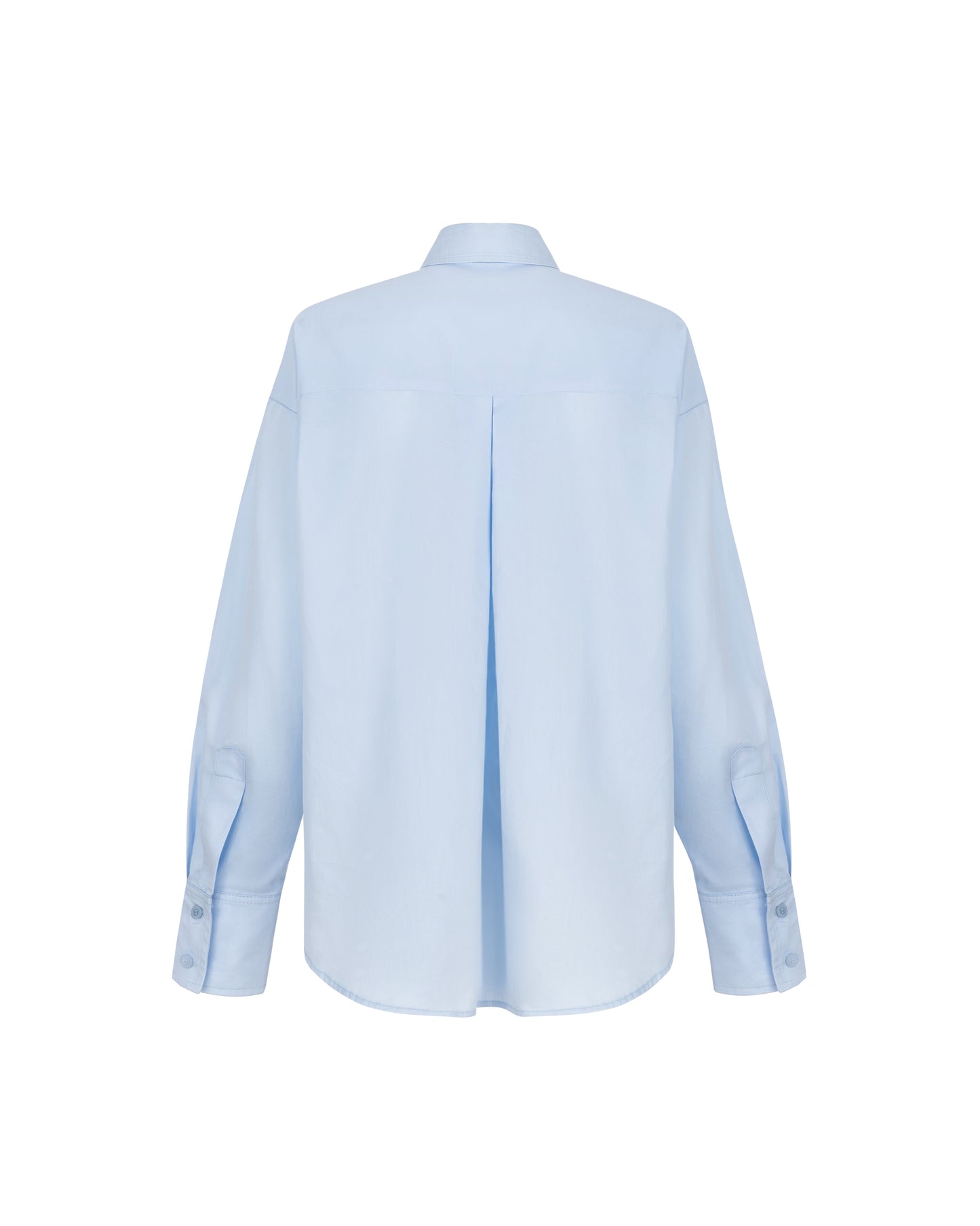 Oversize light blue shirt